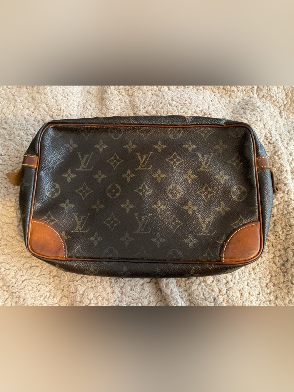 Louis Vuitton Monogram Canvas Brown Toiletry Pouch